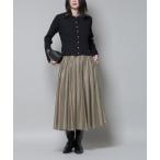 スカート ブライトローンギャザータックスカート