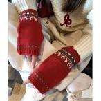 手袋 「 ammy. / エイミードット 」 3Way ノルディック柄 ニットジャガード 手袋 / アームウォーマー レディース メンズ