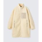 ショッピングIS コート アウター フラフィーボアスタンドコート レディース