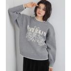 ニット セーター 花柄ラメジャカードニット レディース