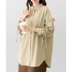 ショッピングVita ブラウス シャツ エステル起毛袖ドロストブラウス レディース