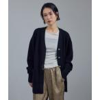 カーディガン Starry sky Knit スパンコールVネックカーディガン レディース