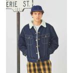 デニムジャケット gジャン Lee/リー「暖」ボアストームライダー アウター/コーデュロイセットアップ可 メンズ レディース