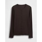 ショッピングモダン カーディガン モダン ワイドリブ カーディガン レディース