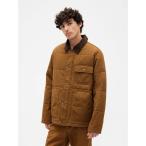 カバーオール リラックスフィット キルティング キャンバス ユーティリティ ジャケット メンズ