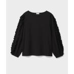 ショッピングセレモニー tシャツ 「入卒式／セレモニー」カット袖フリルプルオーバー　601004 レディース