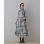 ワンピース バンダナプリントシャツワンピース
