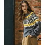 ニット セーター ノルディックガラニット レディース