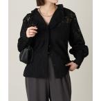 ブラウス シャツ レースフリルシャツ レディース