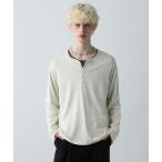  свитер вязаный me Ran ji застежка с планкой тянуть over (HARE) мужской 