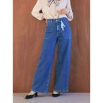 ジーンズ デニム デニムパンツ 「SOMETHING別注」LISA LACEUP WIDE レディース