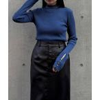 ニット セーター 「＆ｇ'aime 」ベーシックリブタートルニット　Basic Rib Turtleneck Knit レディース
