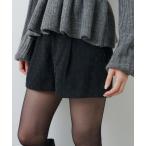 パンツ 「セットアップ対応/2サイズ展開」ドットツイードショートパンツ レディース