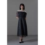 ドレス ラメレースドレープフレアドレス パーティードレス オケージョンドレス 結婚式 二次会 同窓会 成人式 お呼ばれワンピース