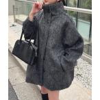 пальто с отложным воротником пальто [INGNI SOELA] воротник-стойка мохнатый пальто |WEB ограничение женский 