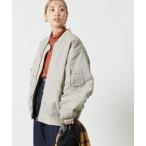 ショッピング古着 「FREAK'S STORE」 ブルゾン フリ- グレー レディース