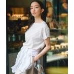 「23区」 半袖ニット 32 ホワイト レディース