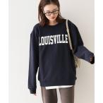 「SLOBE IENA」 「GOOD ROCK SPEED」スウェットカットソー FREE ネイビー レディース