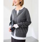 カーディガン 「追加」イタリアヤーン basic クルーカーディガン 2 レディース