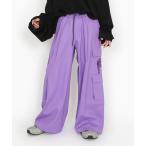 [PUNYUS] брюки-карго 3 лиловый женский 