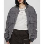 ショッピングブルゾン 「LAGUA GEM」 ブルゾン FREE グレー レディース