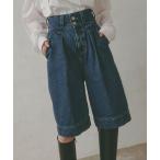 ショッピングハーフパンツ レディース 「SOMETHING」 デニムハーフパンツ MEDIUM ブルー レディース