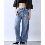 [JEANASIS] Denim брюки SMALL голубой женский 