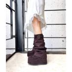 ブーツ 「25AW新作」「R＆E」「カバー取り外し可能！」厚底ウェッジソールベルトカバーブーツ レディース