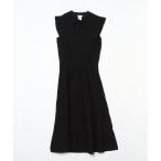 「Sov.」 ノースリーブワンピース 36 ブラック レディース