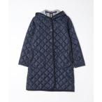ショッピングラベンハム 「LAVENHAM」 キルティングコート「LIBERTYコラボ」 36 ネイビー レディース