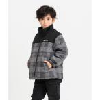 ブルゾン アウター グレンチェックプリント 中綿ブルゾン キッズ 子供服 男の子 女の子
