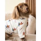 犬 服 「HOLIDAY」「CAT＆DOG」スキーベア柄カットソー