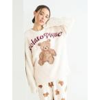 パジャマ ルームウェア 「HOLIDAY」ジェラートスノーベアジャガードプルオーバー レディース