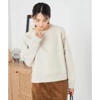 トレーナー スウェット ラメ裏起毛タックスリーブスウェット レディース