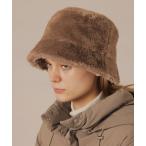 ショッピングハット 帽子 ハット ファーバケットハット レディース