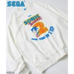 トレーナー スウェット 別注 SONIC THE HEDGEHOG 2 /ソニック・ザ・ヘッジホッグ 2/クルーネックスウェット メンズ