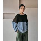 ニット セーター 5ゲージモール切り替えプルオーバー　600551 レディース