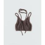 ショッピングキャミソール キャミソール 「WILLIAM B.ELIOTT」フェザーニットキャミ