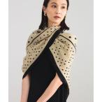 ストール マフラー ｍanipuri / ジオメトリック ドット ストール レディース