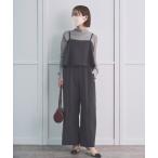 オールインワン 「人気インフルエンサー cahoさんコラボ」 パウダーツイルドレープオールインワン レディース