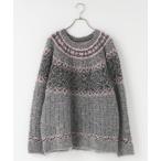 ニット セーター ノルディックニットプルオーバーＬＳ 631325 レディース
