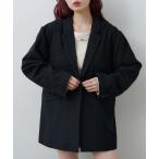 ジャケット テーラードジャケット 「セットアップ対応」ドットツイードジャケット レディース