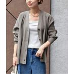 カーディガン 「WEB限定追加2」ウォッシャブルストレッチニットVネックカーディガン レディース