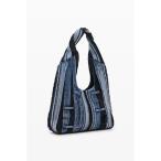 トートバッグ パッチワークデニム ホーボーバッグ レディース