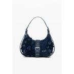 ハンドバッグ デニム セミハードショルダーバッグ