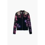 tシャツ フラワーミラー柄Tシャツ レディース