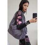 ワンピース ミラープリントロングドレス