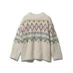 ニット セーター ESTNATION / ノルディックファープルオーバー レディース