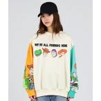 ショッピングトイストーリー トレーナー スウェット 親子お揃い ディズニー トイ・ストーリー 切り替えキャラクタートレーナー 1138A レディース メンズ