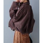 ブルゾン アウター ステンカラー バルーンブルゾン レディース